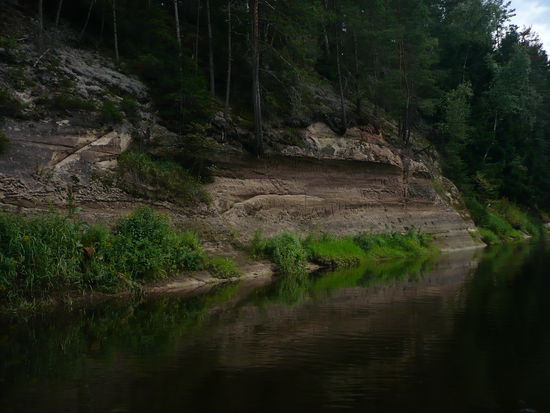 Sandsteinfelsen, aber nicht in der Sächsischen Schweiz!