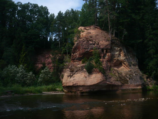 Der Zvartas Iezis, ein wahres Postkartenidyll