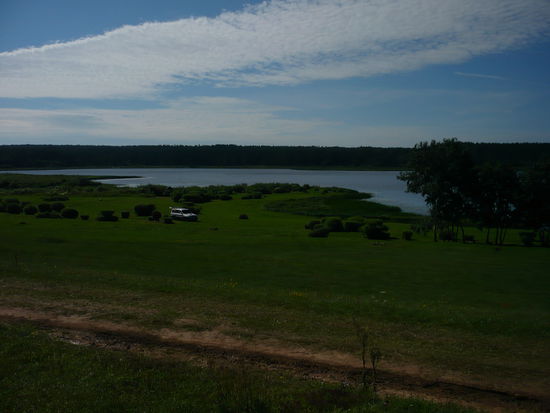 Der Campingplatz an der Venta bei Kuldiga. Wirklich empfehlenswert