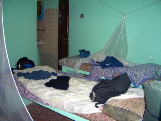 unser zimmer in mamallapuram - sehr nettes hotel