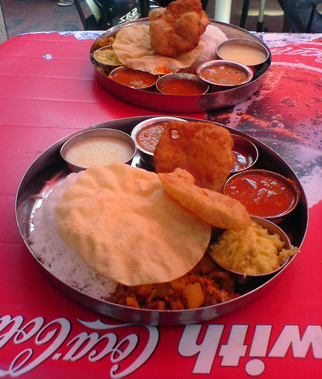 leckeres, südinisches essen 