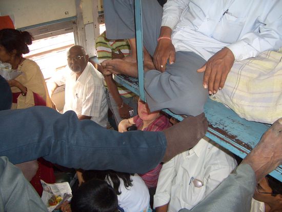 so schauts aus im zug...