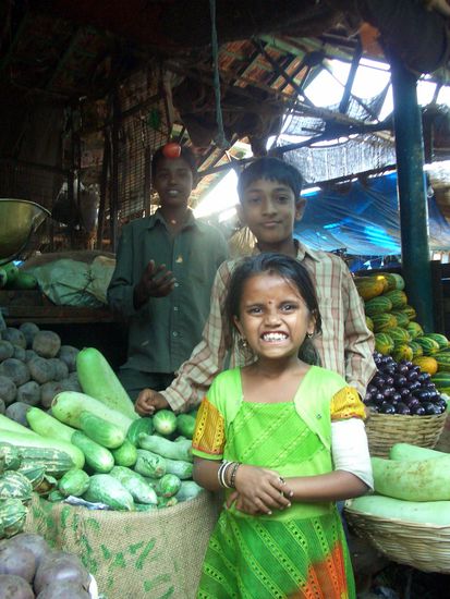 kleine marktverkäufer...