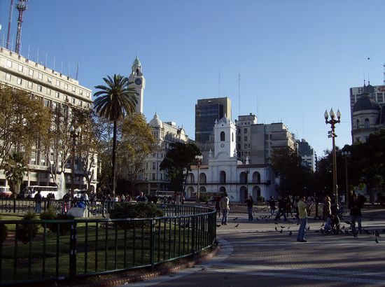 Microcentro, hier der Plaza de Mayo