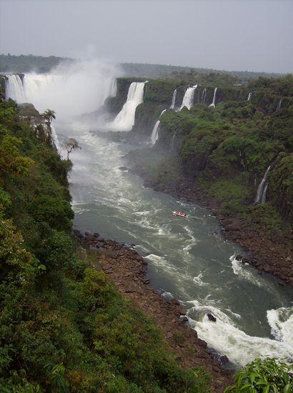 hier ging's durch mit dem Speed-Boot