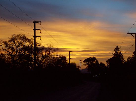 Sonnenaufgang (wer viel sehen will, muss früh aufstehen!)