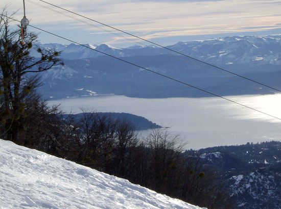 Cerro Catedral, Ausblick von der Schipiste aus