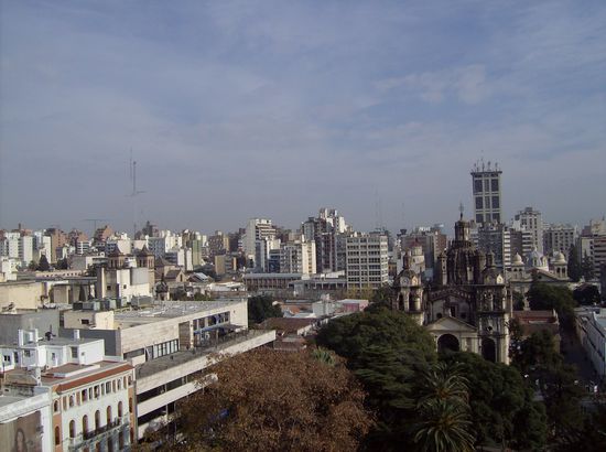 Blick auf den Plaza San Martin