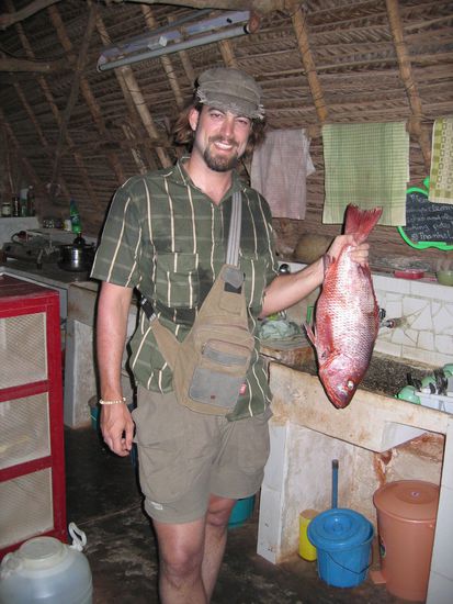 Beim Zubereiten in der Community-Kueche
