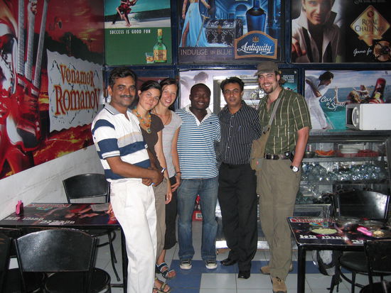 Abschiedsfotto in unserer Spelunke