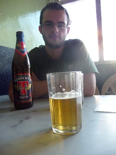Unser erstes Bier nach 5 Tagen