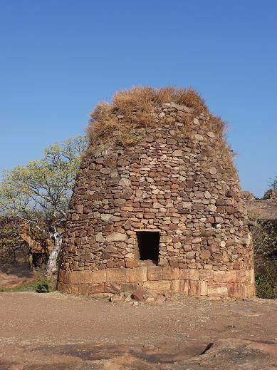 Ein Kochgebaeude in Badami
