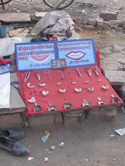 Perfekte Dentalversorgung auf dem Wochenmarkt