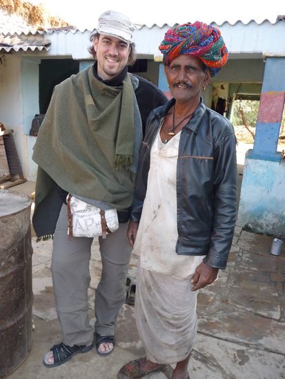 Der 65 jaehrige Hausherr