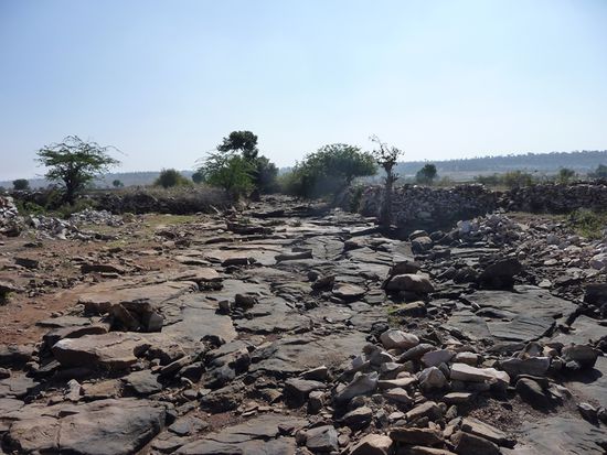 Der Weg zu den ersten Felsmalereien