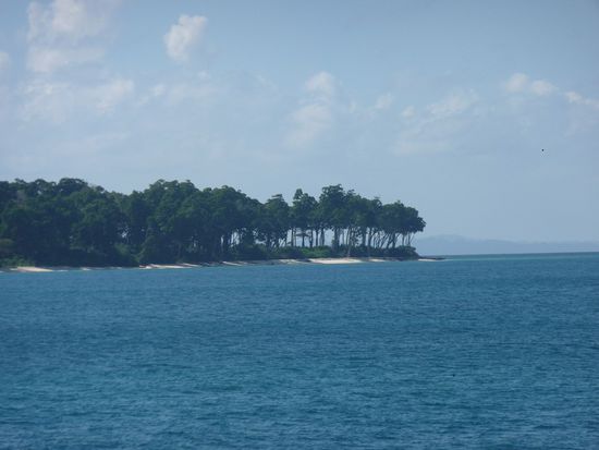 Insel Neil aus der Ferne