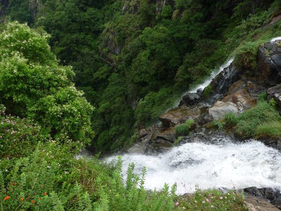 Oberkante Katharina Wasserfall und 80m Sturz leider nicht zu sehen...
