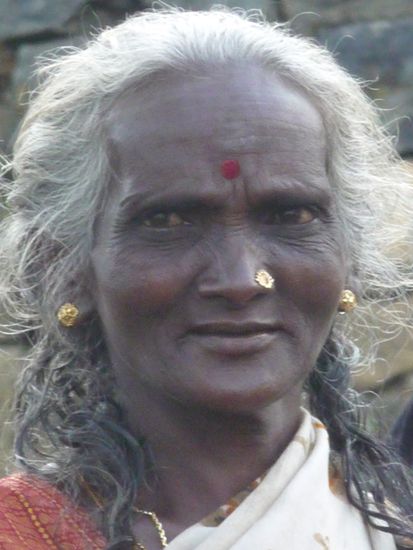 Teepflückerin in der Plantage