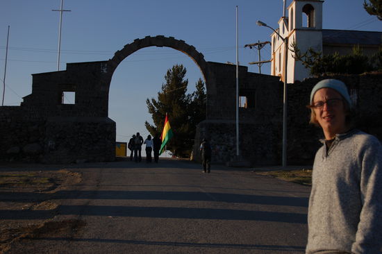 Bei dem Grenzuebertritt.