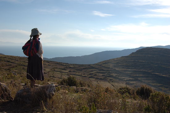 Blick ueber die Isla del Sol