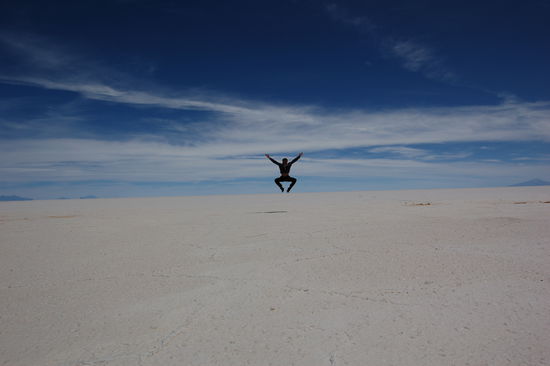Der Boden salzig, der Maxi suess