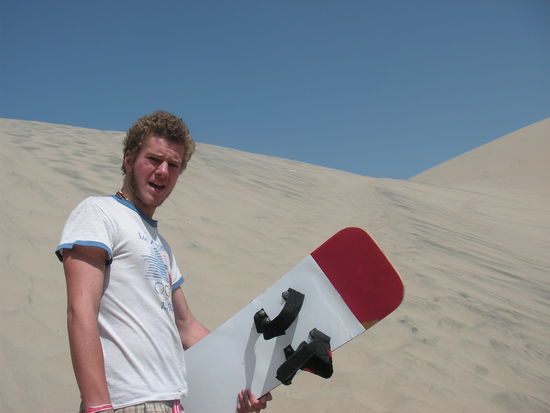 Sandboarden bei Neusand.