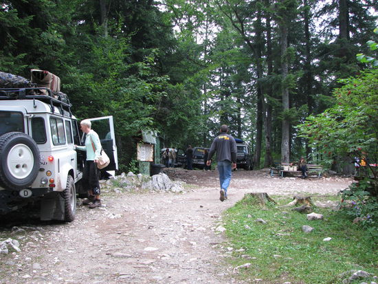 hier geht es runter zur Eishöhle