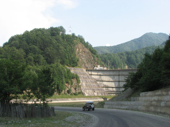 Eine weitere Staumauer