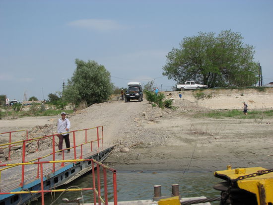 Blick von der Autofähre