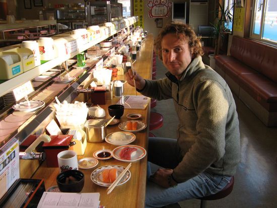 mit Sprachfuehrer und draufzeigen - Sushi total !