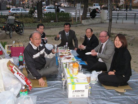 Plastikplane, Bier und Sushi...