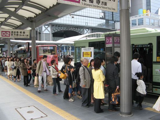 Kyoto - Kultur mit Anstellen
immer in der Reihe bleiben !!!!!!!!!!!!