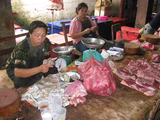 Fleischverkauf - der Umsatz stimmt !