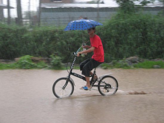 die Regenzeit beginnt...