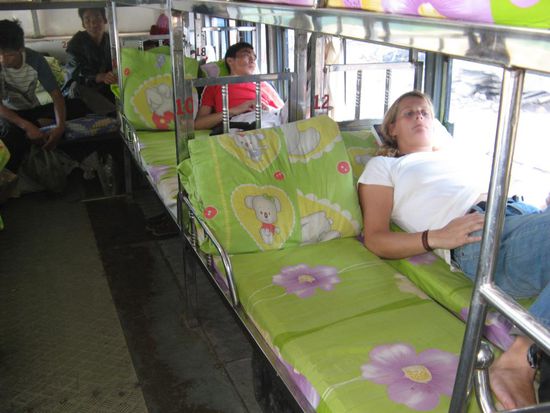 Option Schlafbus, Transport auch bei Tag