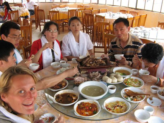 Mongolen lieben Lamm...