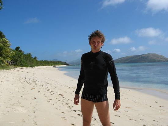 weisser Sand und blaues Meer was wollen wir mehr (Reim kommt von Sandy, aehm)