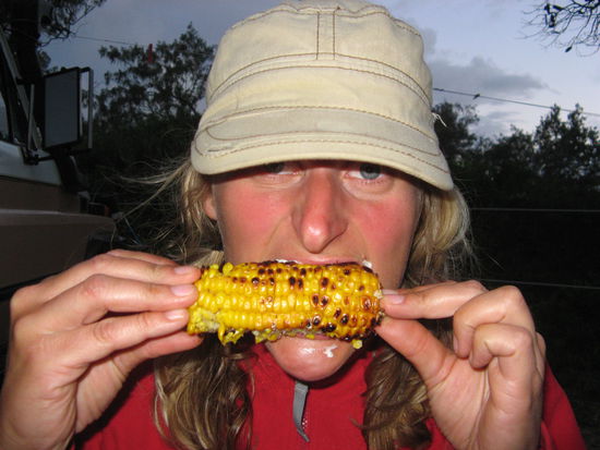 Sandy und der Mais !