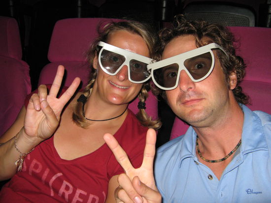 Imax-Kino...die groesste Leinwand der Welt !  hihi