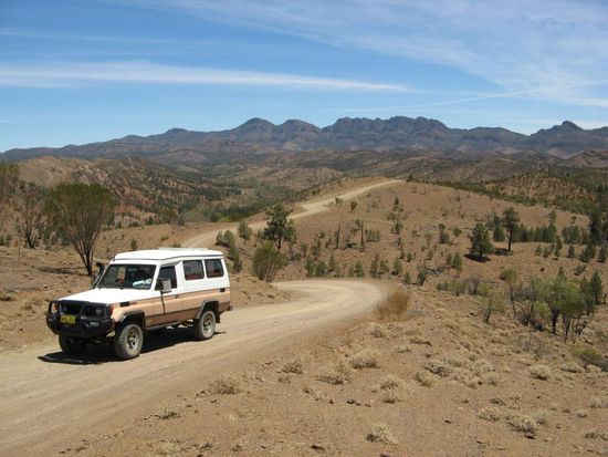 wir quer durch die Flinders !