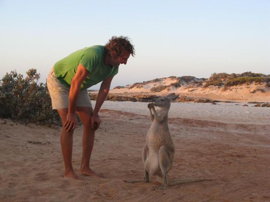 abendlicher Smalltalk mit unseren neuen Bekannten 