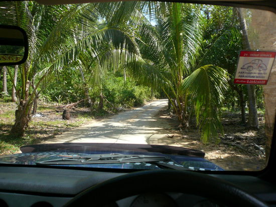 ... das letzte Bild mit Asphalt unter den Raedern...