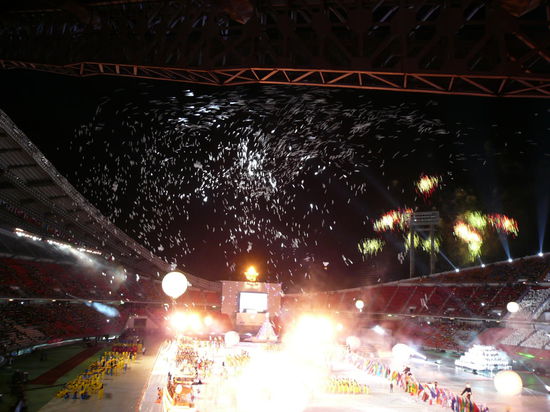 ... ebenso wie das Feuerwerk