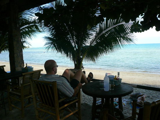 Das angeschlossene Restaurant. So unter uns gesagt, fuer den Ausblick wuerde ich fuer ein Essen auch mehr als den einen Euro zahlen. Aber sag's dem Besitzer nicht, sonst erhoeht er noch die Preise...