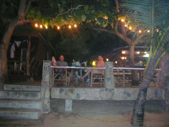 Abendessen!Blick auf uns...