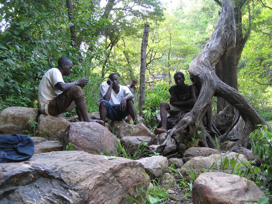 ...und meine Retter.