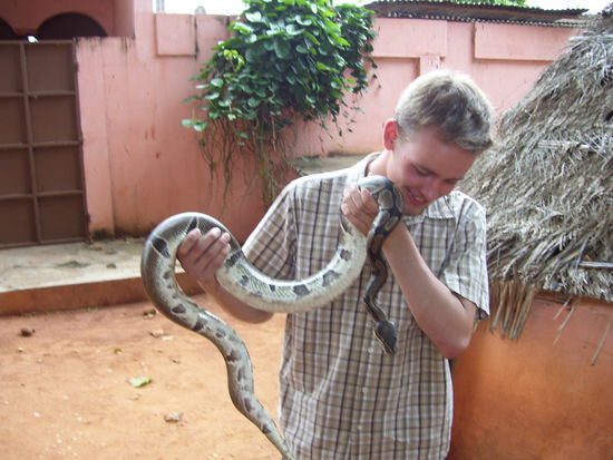 Ich mit Phyton am Phytontempel