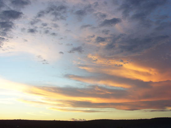 Sonnenuntergang in Natitingou...
