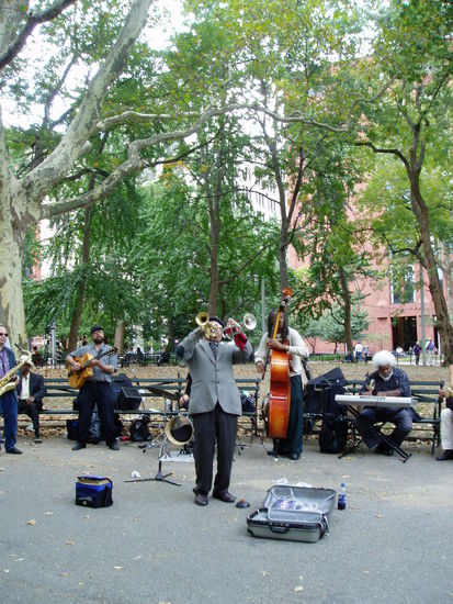Jazzband im Washington Square Park