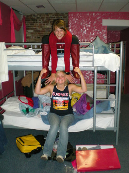 das Ergebnis:diese fantastischen roten Stiefel uuund..